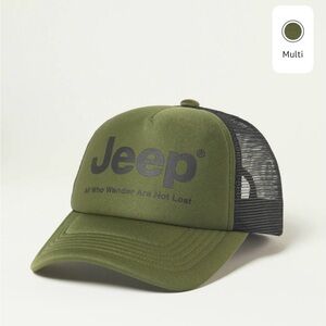 Jeep Olive and Black Adventure Cap
